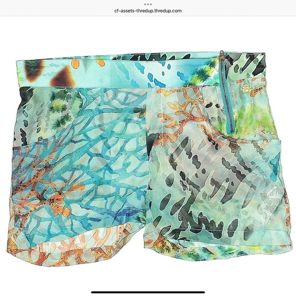 Agua Bendita Silk Shorts NWT 6 - Picture 1 of 6